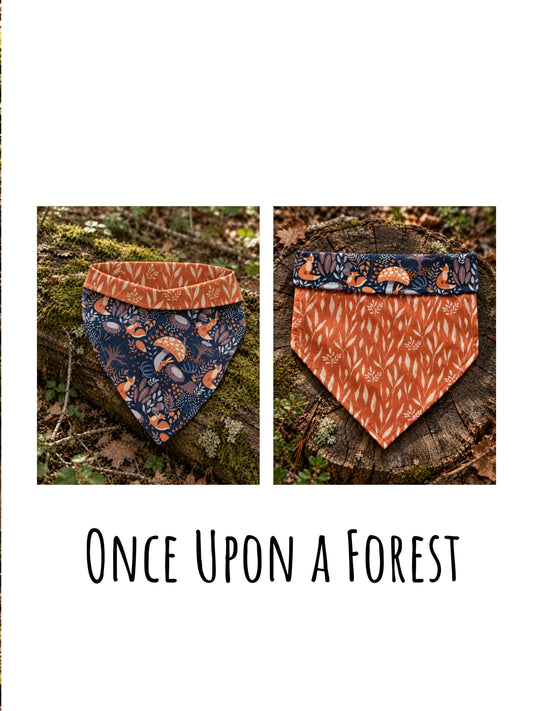 Once Upon a Forest double-sided bandana