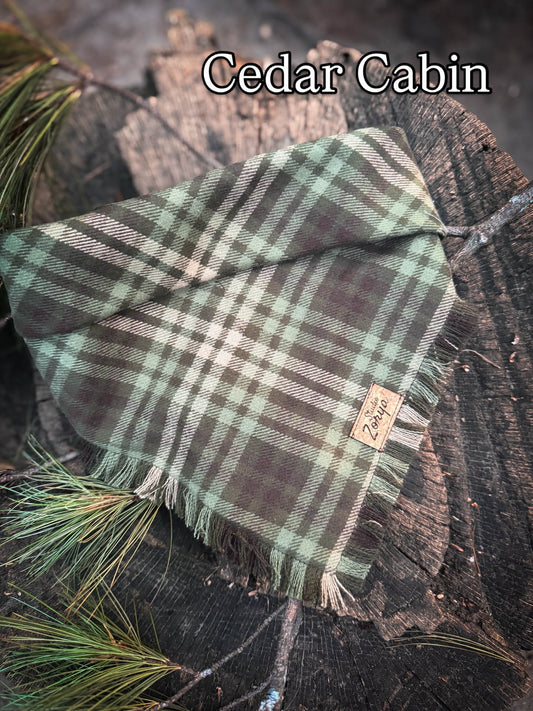NEW Fall Bandana - Cedar Cabin