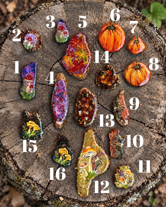 One-of-a-kind Fall Tags