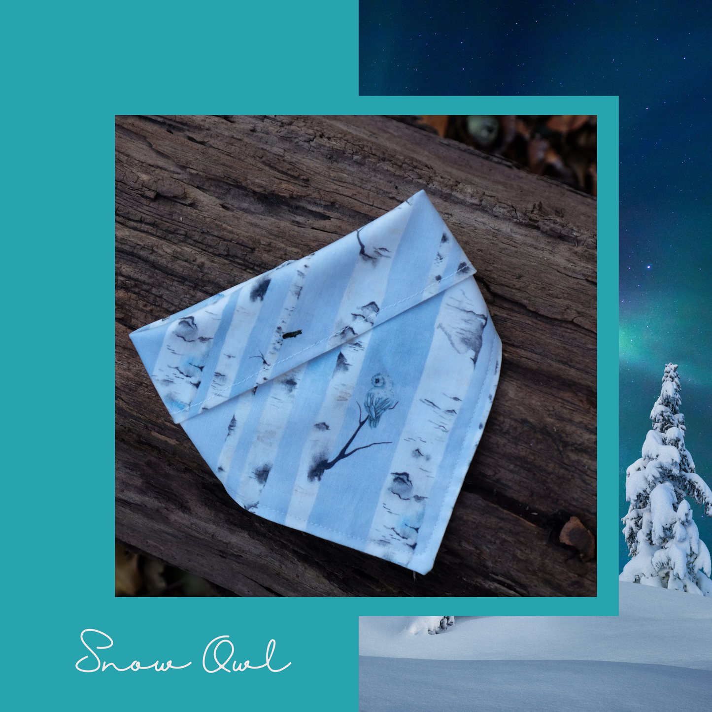 Winter release - Snow Owl bandana